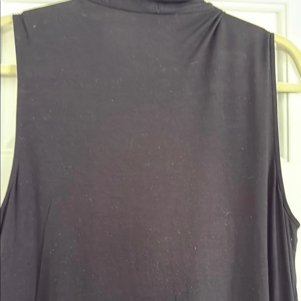 Eileen Fisher Black Sleeveless vest - Picture 7 of 9